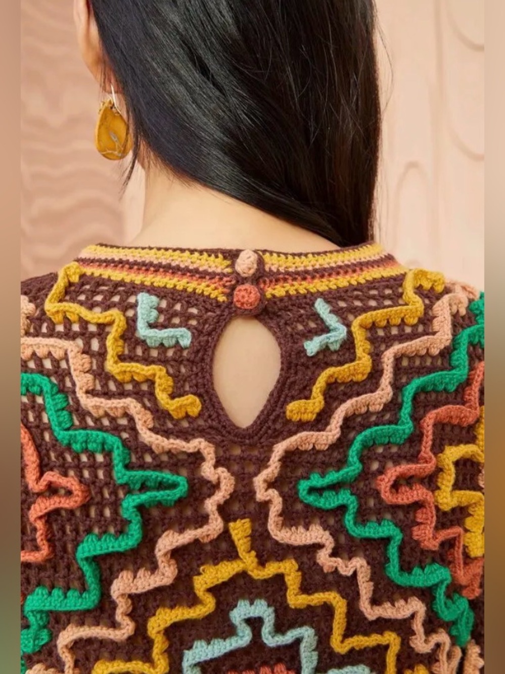 Ulla Johnson Kalila Top Fire Opal Crochet Short Sleeves Size P/S - Picture 4 of 16